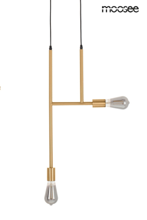 Produse - Pendul Riva 2 28x6x147 cm, Oțel Auriu - Moosee