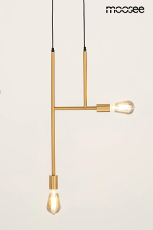 Pendul Riva 2 28x6x147 cm, Oțel Auriu - Moosee [1]