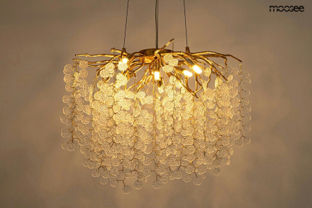 Pendul Riviera 80x80x155 cm, Acril Auriu - Moosee [1]