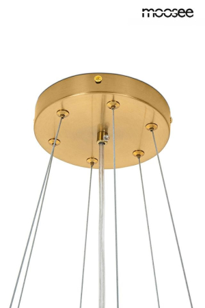 Pendul Roch 80x80x195 cm, Sticlă Auriu - Moosee [6]