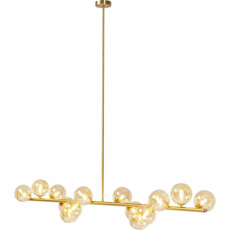 Produse - Pendul Scala Balls 155x28x138 cm, Alamă - Kare Design
