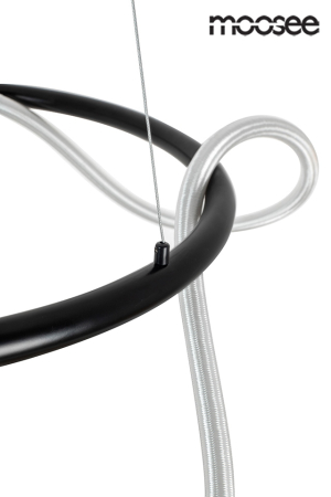 Pendul Serpiente 60 65x65x265 cm, Țesătură Negru - Moosee [4]
