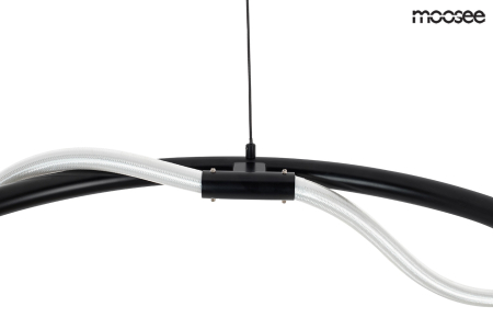 Pendul Serpiente 60 65x65x265 cm, Țesătură Negru - Moosee [3]