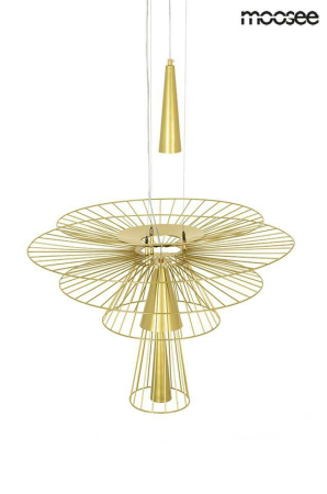 Produse - Pendul Sesto 60x60x250 cm, Auriu - Moosee