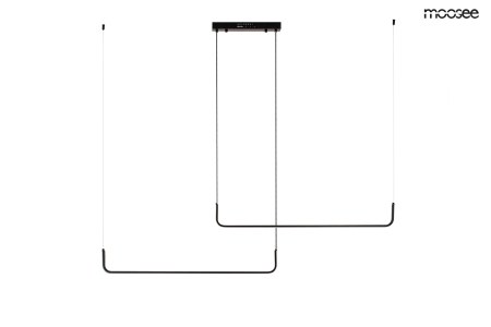 Pendule - Pendul Shape Duo 120, Aluminiu Negru - Moosee