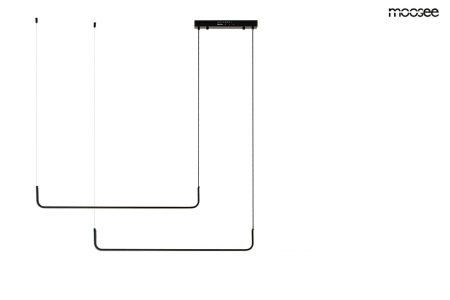 Pendul Shape Duo 120, Aluminiu Negru - Moosee [2]