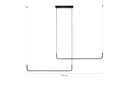 Pendul Shape Duo 120, Aluminiu Negru - Moosee [11]
