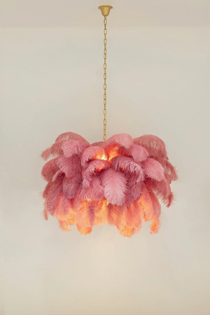 Pendul Tiffany 135x135x200 cm, Roz - Moosee [9]