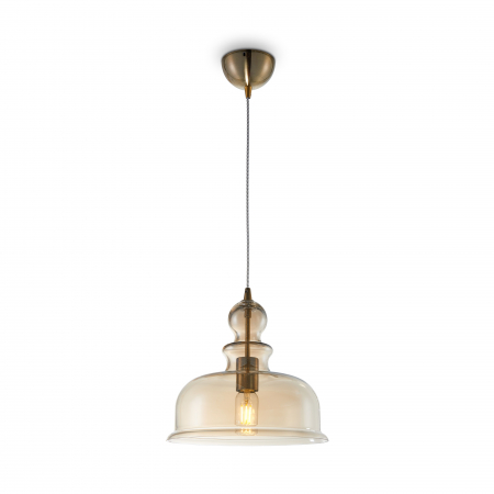 Pendul Tone P001PL-01BZ, 1xE27, bronz+ambra, IP20, Maytoni [2]