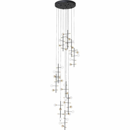 Produse - Pendul Trapez 64x64x280 cm, Negru - Kare Design
