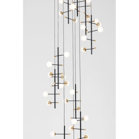 Pendul Trapez 64x64x280 cm, Negru - Kare Design [2]