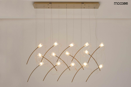 Pendul Tulippe 14 Line 100x30x230 cm, Auriu - Moosee [1]