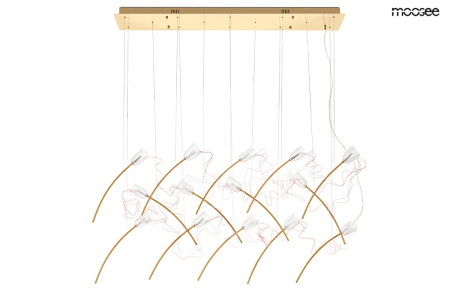 Produse - Pendul Tulippe 14 Line 100x30x230 cm, Auriu - Moosee