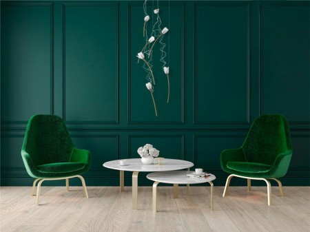 Pendul Tulippe 7 Disc 50x50x230 cm, Transparent Auriu - Moosee [8]