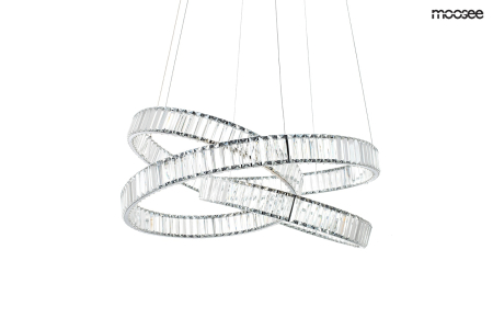 Pendule - Pendul Wave 80 75x75x220 cm, Oțel și Cristal - Moosee