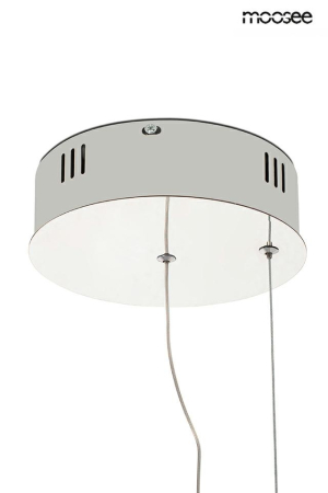 Pendul Wave Cordon 1A 80x80x370 cm, Oțel și Cristale Crom - Moosee [11]