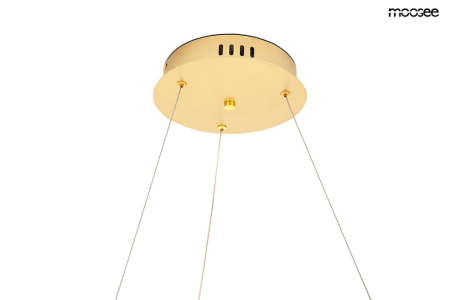 Pendul Waves 100 99x51x235 cm, Oțel Auriu - Moosee [4]