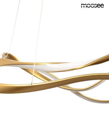 Pendul Waves 2 74x40x28 cm, Metal Auriu - Moosee [2]