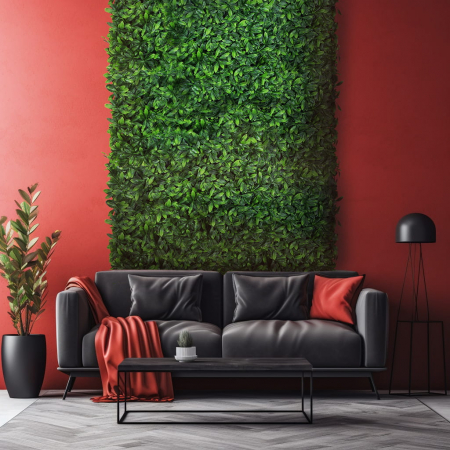 Perete verde artificial Laurowisnia UV 50x50cm [3]