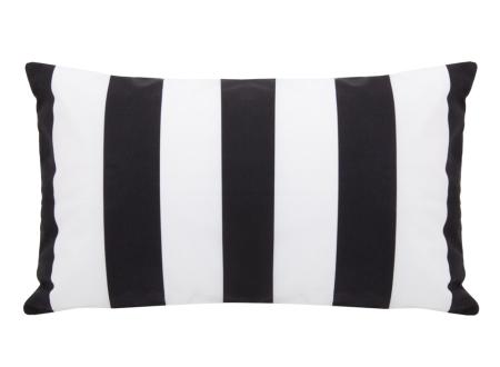 Decoratiuni - Pernă Decorativă Azure, Poliester Alb și Negru - SHP