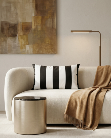 Pernă Decorativă Azure, Poliester Alb și Negru - SHP [2]