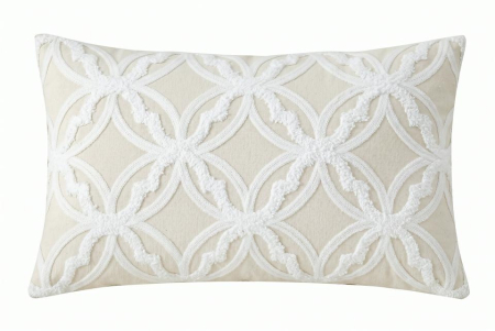 Decoratiuni - Pernă Decorativă Boho 50x14x30 cm, Țesătură din Pânză Bej - SHP