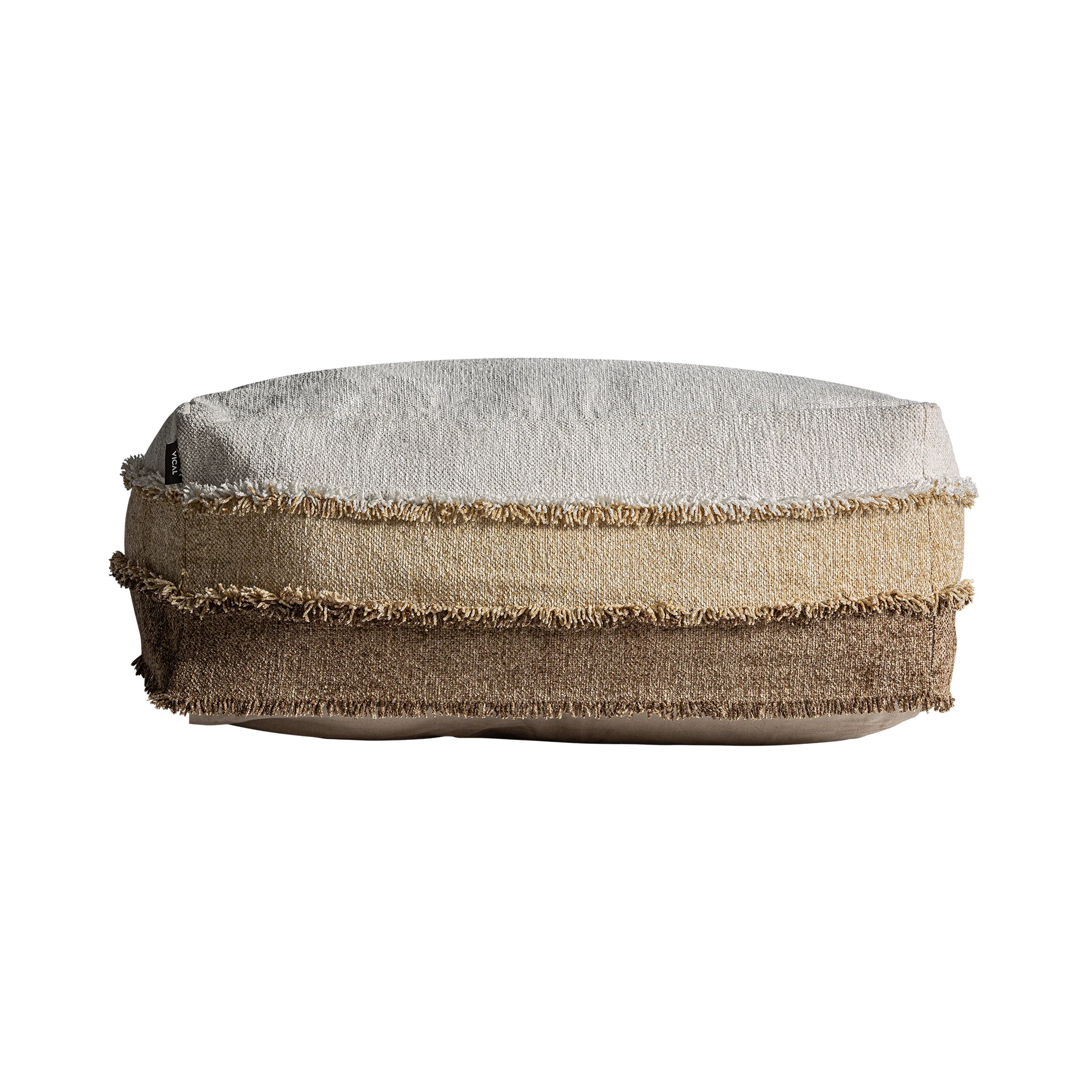 Perna Decorativa din Bumbac, Catifea si Poliester, Tonuri Maronii, 68x68 cm - VicalHome 36213 [3]