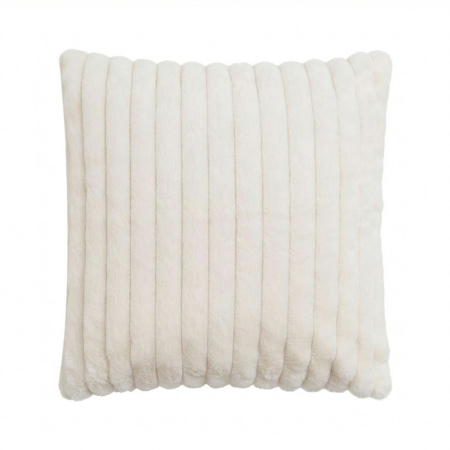 Decoratiuni - Pernă Decorativă Line 43x14x43 cm, Poliester Bej - SHP