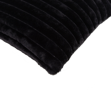 Pernă Decorativă Line 43x14x43 cm, Poliester Negru - SHP [2]