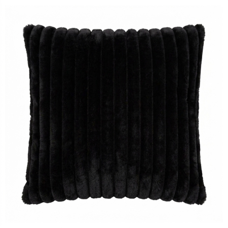 Decoratiuni - Pernă Decorativă Line 43x14x43 cm, Poliester Negru - SHP