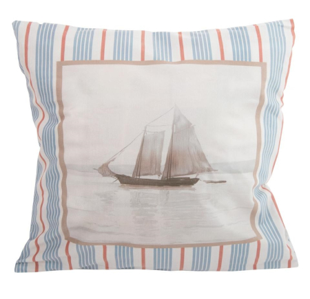 Decoratiuni - Pernă Decorativă Marinero 45x14x45 cm, Poliester Bej - SHP
