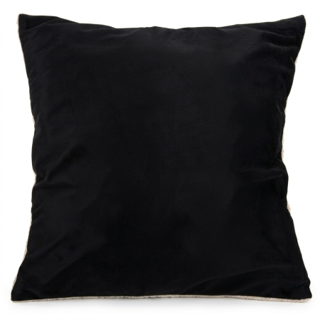 Pernă Decorativă Zebrano 44x14x44 cm, Bej, Negru - SHP [1]