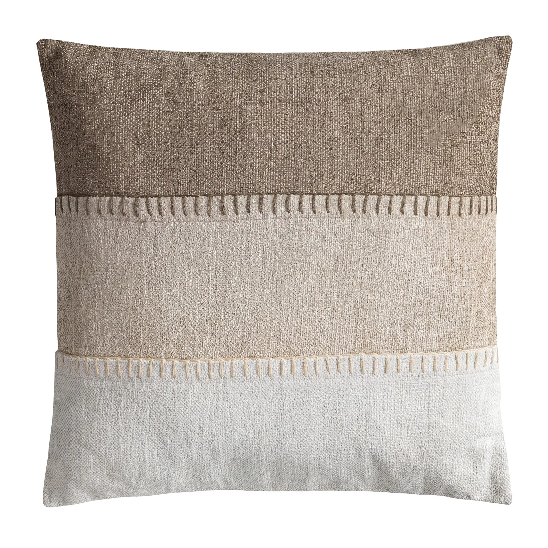 Perne decorative - Perna Luken din Bumbac și Chenille Tonuri Neutre, 50x10x50cm, VicalHome 38453 VicalHome 38453