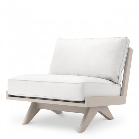 Promotii -   Scaun de exterior Lomax din pânză Sunbrella bej 115232 EICHHOLTZ