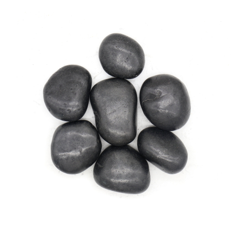 Piatră Otoczak 5x5x3 cm, Piatră Negru - King Home [1]