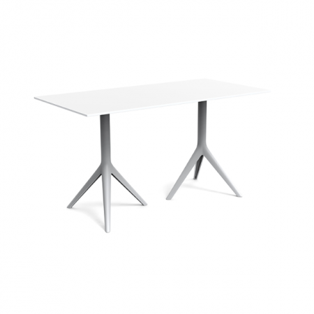 Picioare mese exterior aluminiu/otel - Picioare masa exterior Mari-sol 3 din aluminiu, baza fixa/cu atas pliabil, diverse finisaje, 65031 - Vondom