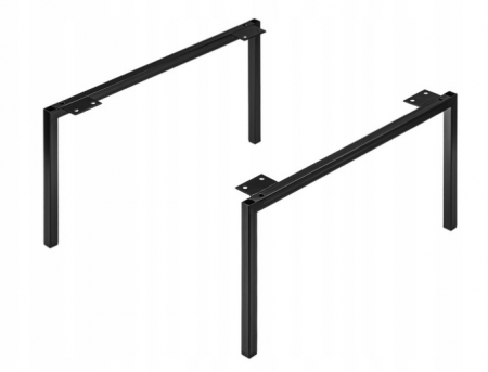 Produse - PICIOARE METALICE BAIE PENTRU DULAPURI, NEGRU MAT, GAMA MADERA COMAD