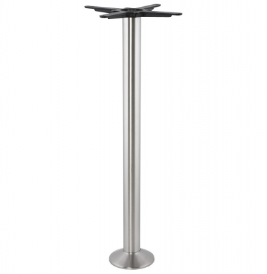 Componente mese - Picior central masa 110 cm cu baza ingusta - otel periat, TB00300SS - Kokoon