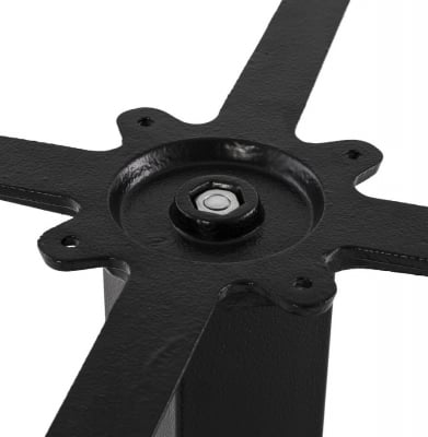 Picior central masa (h73cm) - exterior, otel, negru [3]