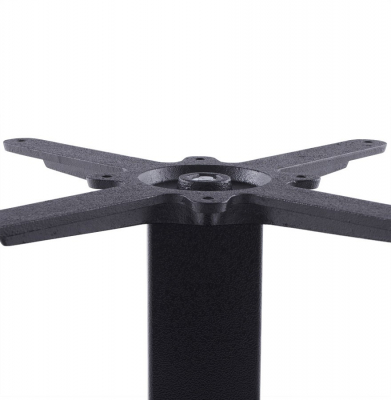 Picior central masa inalt (h110cm) - otel, negru, exterior [2]
