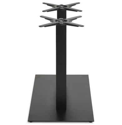 Picior dublu central masa (h73cm) - metal - negru - exterior [2]