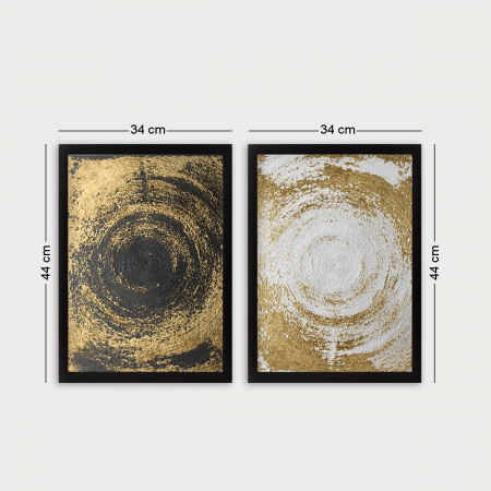 Pictură decorativă înrămată (2 piese) SET_032 [1]