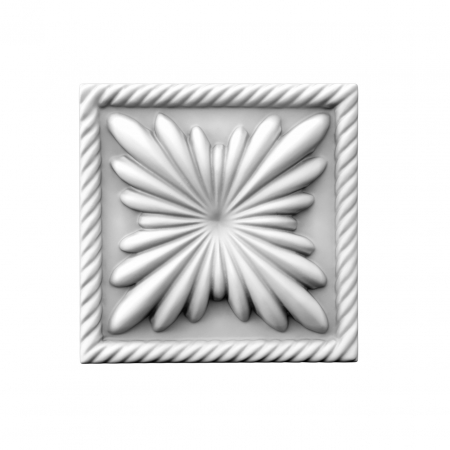 Produse - Piesa decorativa din poliuretan D400 - 11x11x2.8 cm