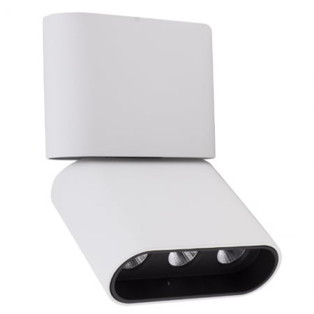Produse - Spot alb LED ajustabil 3 becuri Akan 11x3,5x16,3 cm din metal, C0149 - Maxlight