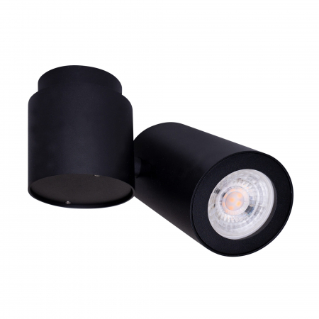 Spot negru aplicat ajustabil Margo 14x15 cm din metal, C0035 - Maxlight [1]