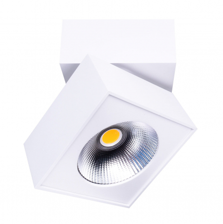 Spoturi si becuri - Spot LED alb ajustabil Harit 10x10x10 cm din metal, C0106 - Maxlight