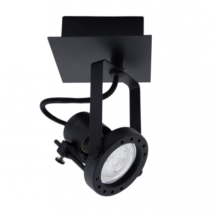 Plafoniere LED - Plafoniera/Aplica perete nearga Pontus din metal, cu spot ajustabil, 9155101 - Novaluce