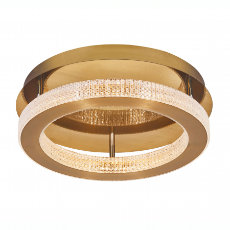 Plafoniere LED - Plafoniera aurie Aliz Ø40/60 cm cu cristale, LED dimabil, design lux, 9285420 - Novaluce