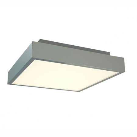 Plafoniera baie LED patrata Maximia 25/30 cm, suport metalic crom, IP44 rezstenta la apa, AZ 2072 - Azzardo [1]