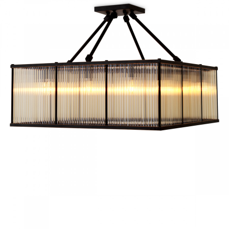   Plafoniera Bernardi Square finisaj bronz accent 118575 EICHHOLTZ [1]